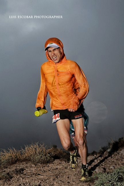 Picture of Yassine Diboun in the cold at Western States 100