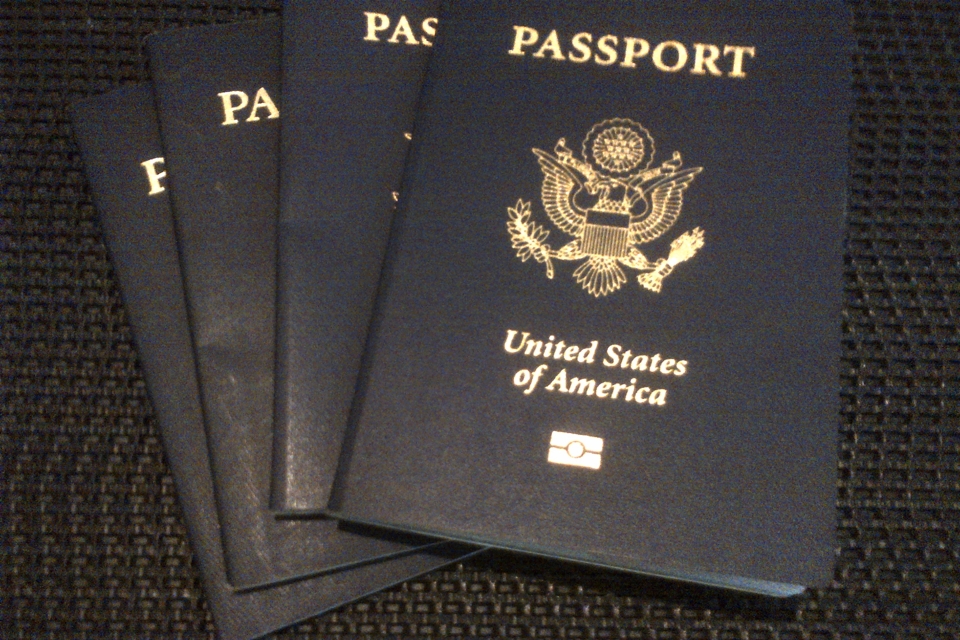 pic of passports for carilyn johnson's travel