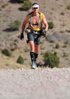 Phil Lowry in the Pony Express Trail 100, possibly the most accurate 100 mile event in the US.