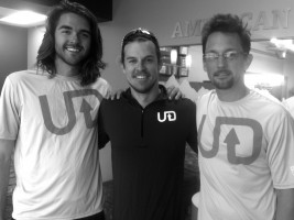Ryan Priest, Landon Cooper and John McKay, ultra runners for Miles 2 Give