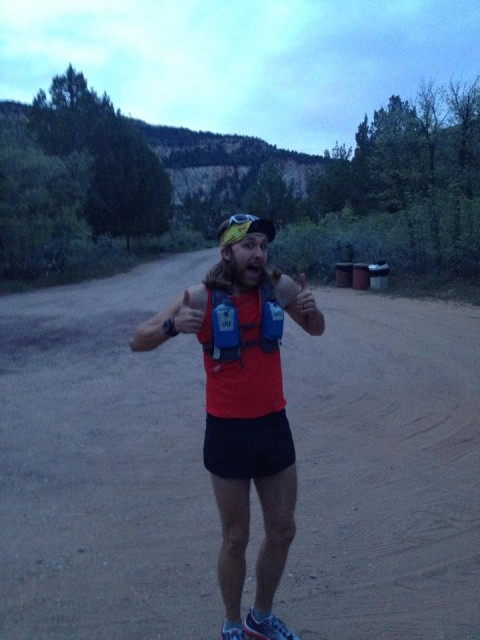 Getting ready for some big miles as Zion National Park