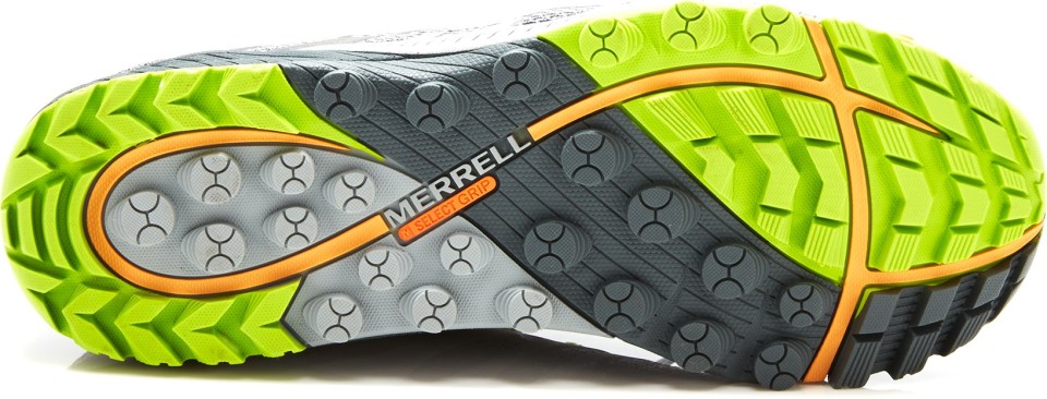 Merrells Select Grip Sole on the All Out Charge