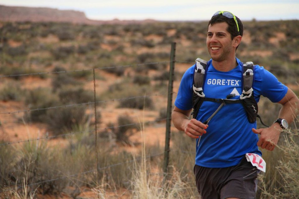 Pete Stoughton running Antelope Canyon