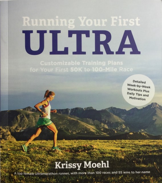 picture of krissy moehl's book, running your first ultra