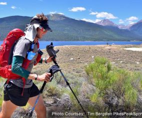 Picture of Brandon Stapanowich setting Colorado Trail FTK